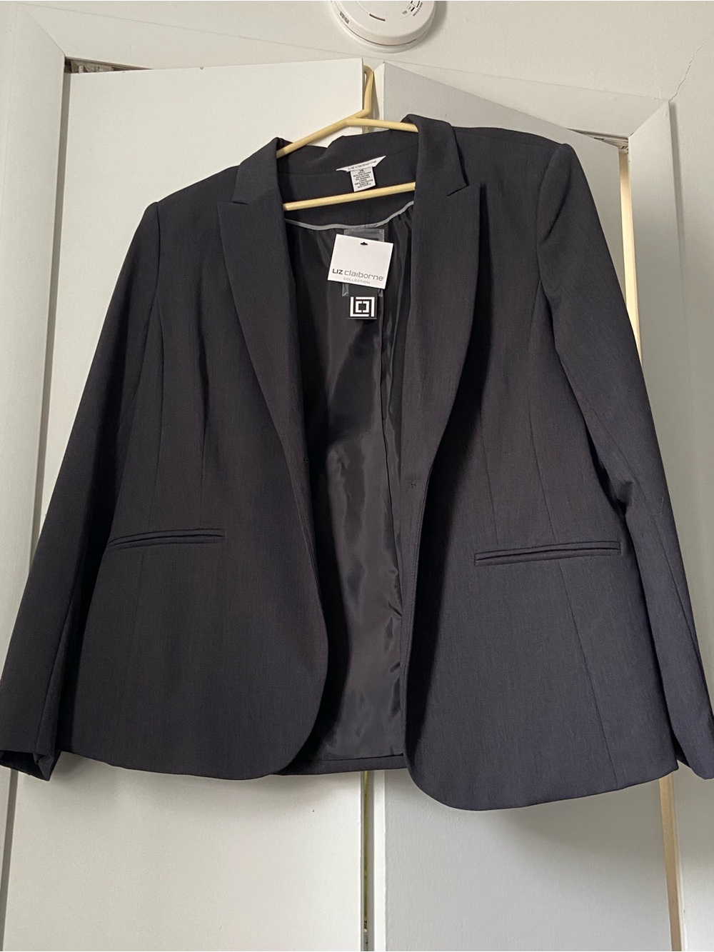 Liz Claiborne Dark Gray Women's Blazer